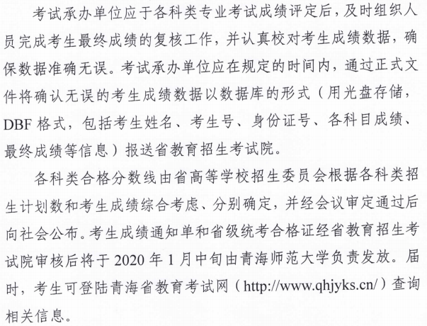 2020青海艺术类专业统考成绩查询时间 2020青海艺术类专业统考成绩查询时间