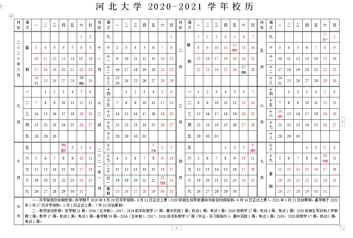 2020河北省大学什么时候开学 2020河北省大学什么时候开学