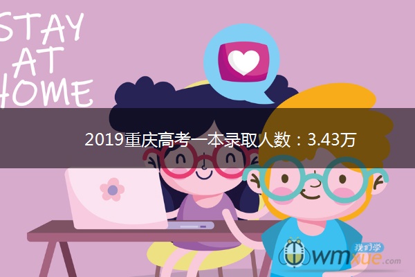 2019重庆高考一本录取人数：3.43万人