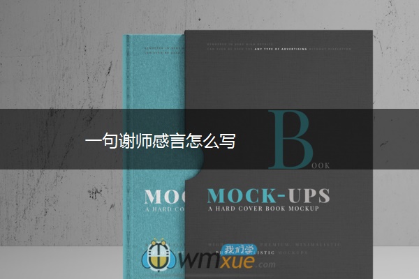 一句谢师感言怎么写 一句谢师感言怎么写