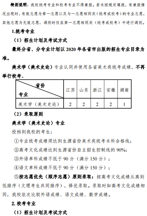 2020上海大学上海美术学院艺术类招生简章 2020上海大学上海美术学院艺术类招生简章