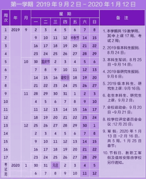 2020天津各大学寒假什么时间开学
