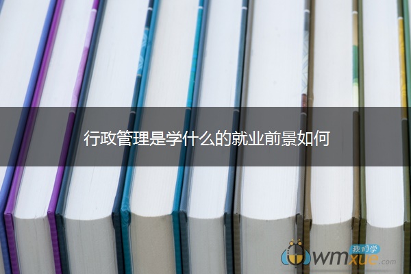 行政管理是学什么的就业前景如何