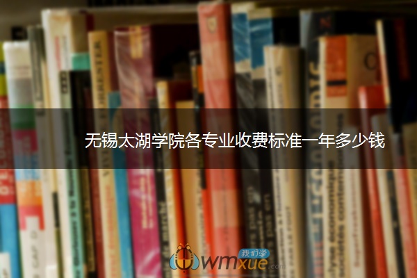 无锡太湖学院各专业收费标准一年多少钱